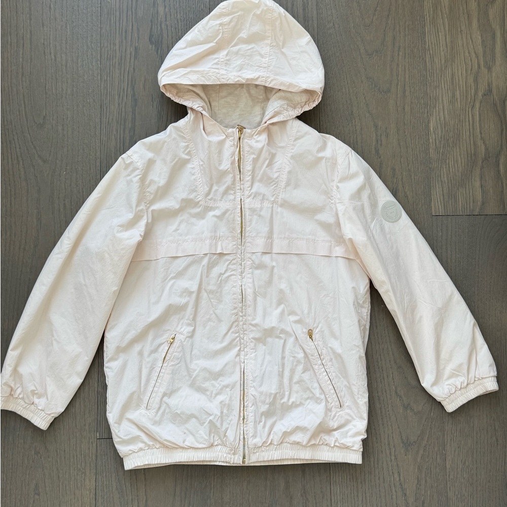 Bonpoint Kid Light Pink Hooded Jacket. Size 10-12 Years.